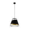 EGLO , 49446 , AUSTELL , függeszték , E27 , 1X60W , IP20 , fekete, arany