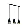 EGLO , 49448 , AUSTELL , függeszték , E27 , 3X60W , IP20 , fekete, arany