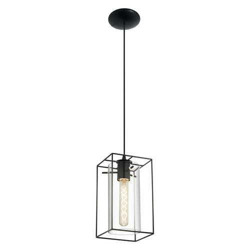EGLO , 49495 , LONCINO , függeszték , E27 , 1X60W , IP20 , fekete-átlátszó