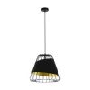 LED lámpa függeszték , mennyezeti , E27 , acél , fekete , EGLO , AUSTELL , 49509