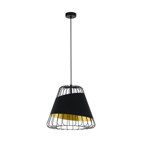 EGLO , 49509 , AUSTELL , függeszték , E27 , 1X60W , IP20 , fekete, arany