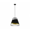 LED lámpa függeszték , mennyezeti , E27 , acél , fekete , EGLO , AUSTELL , 49509