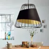 LED lámpa függeszték , mennyezeti , E27 , acél , fekete , EGLO , AUSTELL , 49509