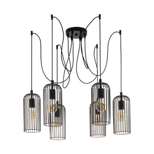 EGLO , 49643 , ROCCAMENA , függeszték , E27 , 6X60W , IP20