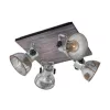 EGLO, 49653, BARNSTAPLE, spot luminos, E27, 4X40W, IP20, cu efect uzat galvanizat