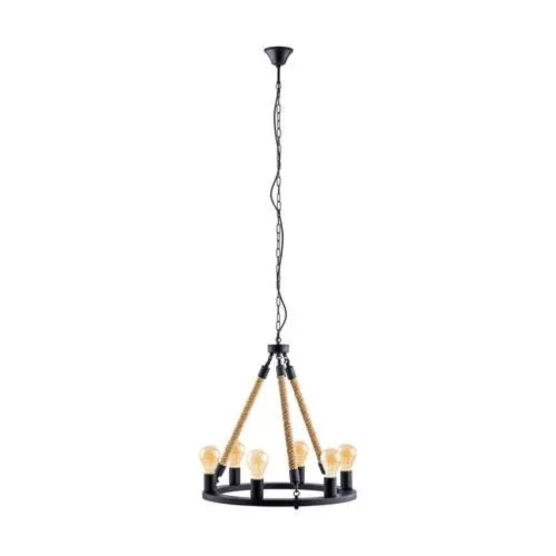 EGLO , 49694 , FINDLAY , függeszték , E27 , 6X60W , IP20