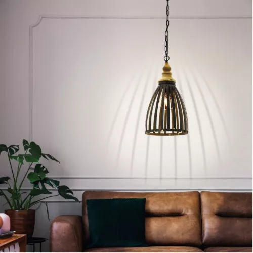 LED lámpa , függeszték , mennyezeti , E27 foglalat , EGLO , OLDCASTLE , 49786