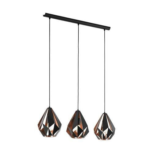 EGLO , 49991 , CARLTON 1 , függeszték , E27 , 3X60W , IP20