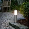 LED corp de iluminat, exterior, lampadar, E27-es decorativ, oțel inoxidabil, IP44, EGLO, HELSINKI, 81751