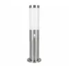 LED corp de iluminat, exterior, decorativ, lampadar, E27-es decorativ, oțel inoxidabil, IP44, EGLO, HELSINKI, 83279