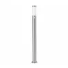 LED corp de iluminat, exterior, decorativ, lampadar, E27-es decorativ, oțel inoxidabil, IP44, EGLO, HELSINKI, 83281