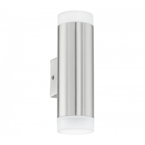 EGLO , 92736 , RIGA-LED , fali lámpa , 4000 K , GU10 , 2X2,8W , IP54 , szatinált
