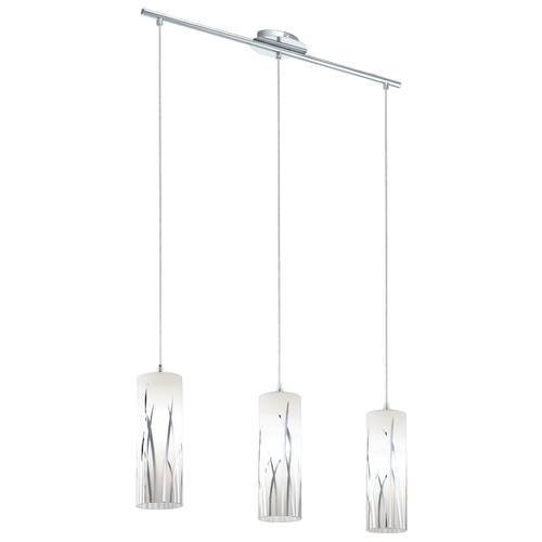 EGLO , 92741 , RIVATO , függeszték , E27 , 3X60W , IP20 , fehér, króm