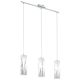 EGLO , 92741 , RIVATO , függeszték , E27 , 3X60W , IP20 , fehér, króm