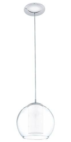 EGLO , 92761 , BOLSANO , függeszték , E27 , 1X60W , IP20 , fehér, átlátszó