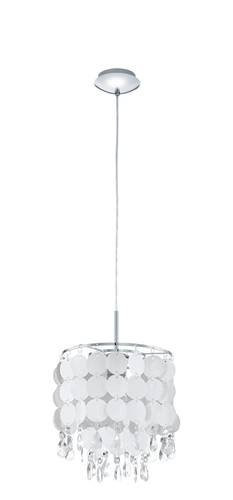 EGLO , 93092 , FEDRA 2 , függeszték , E27 , 1X60W , IP20 , gyöngyház, átlátszó