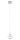 EGLO , 93708 , MONTEFIO 1 , függeszték , 3000 K , LED , 1X5W , IP20 , fehér, átlátszó