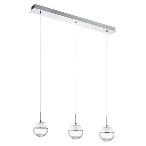 EGLO , 93784 , MONTEFIO 1 , függeszték , 3000 K , LED , 3X5W , IP20 , fehér, átlátszó