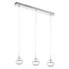 EGLO , 93784 , MONTEFIO 1 , függeszték , 3000 K , LED , 3X5W , IP20 , fehér, átlátszó