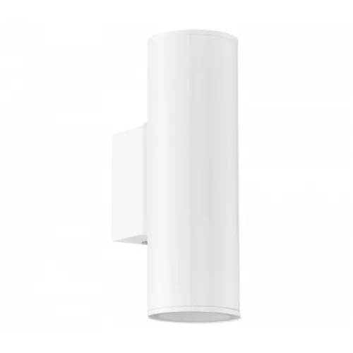 LED lámpatest , oldalfali , GU10 , 2x3W , meleg fehér , 2 irányú , fehér , kültéri , IP44 , EGLO , RIGA , 94101