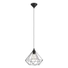 LED lampă lampă suspendată, de tavan, E27, plastic, negru, EGLO, TARBES, 94188