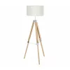 LED lámpa , állólámpa , E27 , fa , textil , natúr , EGLO , LANTADA , 94324