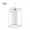 EGLO , 94377 , LONCINO 1 , függeszték , E27 , 1X60W , IP20 , átlátszó, fehér