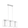 EGLO , 94378 , LONCINO 1 , függeszték , E27 , 3X60W , IP20 , átlátszó, fehér