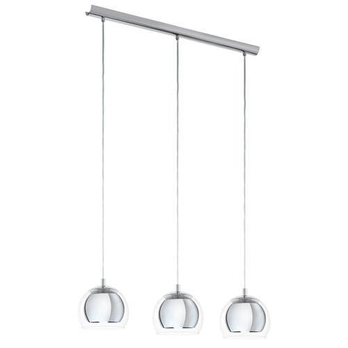 EGLO , 94593 , ROCAMAR , függeszték , E27 , 3X40W , IP20 , átlátszó