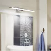 LED lámpatest , tükörvilágítás , 9.6 Watt , 60.5 cm , természetes fehér , matt nikkel , IP44 , EGLO , TABIANO , 94615