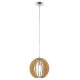 EGLO , 94764 , COSSANO , függeszték , E27 , 1X60W , IP20 , juhar