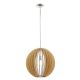 EGLO , 94765 , COSSANO , függeszték , E27 , 1X60W , IP20 , juhar