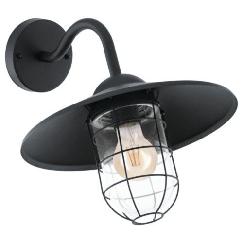 EGLO , 94792 , MELGOA , fali lámpa , E27 , 1X60W , IP44 , átlátszó