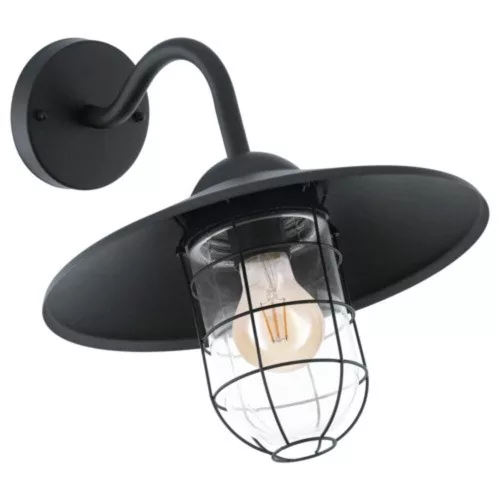 EGLO, 94792, MELGOA, aplică de perete, E27, 1X60W, IP44, transparent