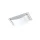 LED lámpatest , mennyezeti/fali , 5,4 Watt , meleg fehér , króm , IP44 , EGLO , WASAO 1 , 94881