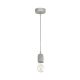 EGLO , 95522 , SILVARES , függeszték , E27 , 1X60W , IP20 , szürke