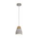 EGLO , 95525 , TAREGA , függeszték , E27 , 1X10W , IP20 , barna, szürke