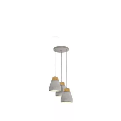 EGLO , 95526 , TAREGA , függeszték , E27 , 3X10W , IP20 , barna, szürke