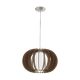 EGLO , 95591 , STELLATO 3 , függeszték , E27 , 1X60W , IP20 , barna, fehér