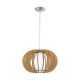 EGLO , 95598 , STELLATO 1 , függeszték , E27 , 1X60W , IP20 , juhar, fehér