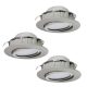 EGLO , 95853 , PINEDA , süllyesztett lámpa , 3000 K , LED , 3X4,9W , IP20