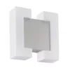 Led lámpatest , oldalfali , 2 x 4.8 Watt , meleg fehér , matt nikkel , kültéri , IP44 , EGLO , SITIA , 95987