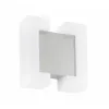 Led lámpatest , oldalfali , 2 x 4.8 Watt , meleg fehér , matt nikkel , kültéri , IP44 , EGLO , SITIA , 95987