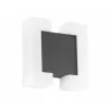 Led lámpatest , oldalfali , 2 x 4.8 Watt , meleg fehér , antracit , kültéri , IP44 , EGLO , SITIA , 95988