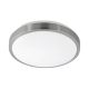 EGLO , 96032 , COMPETA 1 , fali-mennyezeti lámpa , 3000 K , LED , 15,6W , IP20 , fehér, matt nikkel