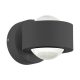 EGLO , 96049 , ONO 2 , fali lámpa , 3000 K , LED , 2X2,5W , IP20 , átlátszó
