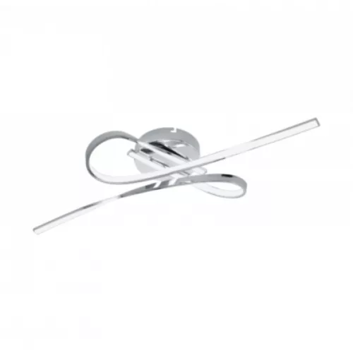 LED lampă, de tavan, 19W, alb cald, crom, EGLO, SELVINA, 96329