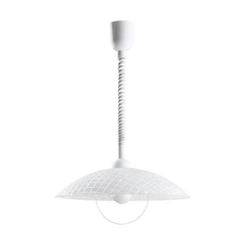 EGLO , 96474 , ALVEZ , függeszték , E27 , 1X60W , IP20 , fehér, átlátszó