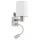 LED corp de iluminat, de perete, E27-es decorativ, 3.5W alb cald LED decorativ, textil, alb, EGLO, PASTERI, 96477