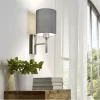 LED corp de iluminat, de perete, E27-es decorativ, 3.5W alb cald LED decorativ, textil, alb, EGLO, PASTERI, 96477